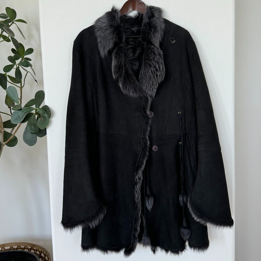 Original Coppolino Shearling Coat - Unique Design!